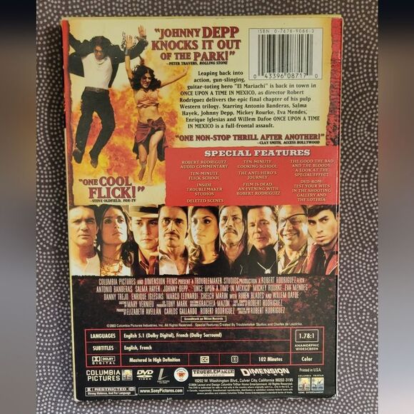 Once Upon a Time in Mexico DVD - Picture 2 of 2
